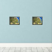 ヨークシャー旅行ポスターの絵図 (ウッドフロア)