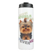 ヨークシャー犬の最もカッティングトラブルメーカーかわいい可愛い タンブラー (正面)