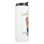 ヨークシャー犬の最もカッティングトラブルメーカーかわいい可愛い タンブラー (回転左)