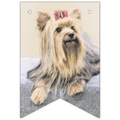 ヨークシャー絵画テリアの – かわいいオリジナルドッグアート バンティングフラッグ (第2の旗)
