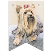 ヨークシャー絵画テリアの – かわいいオリジナルドッグアート バンティングフラッグ (第3の旗)