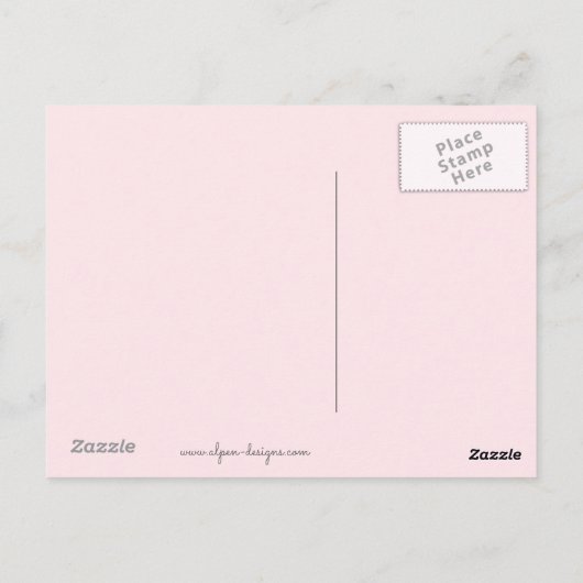 ヨークシャー絵画テリアの – かわいいオリジナルドッグアート ポストカード (裏面)