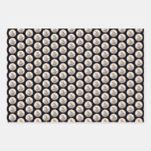 ヨークシャー絵画テリアの – かわいいオリジナルドッグアート ラッピングペーパーシート (正面3)