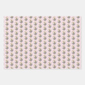 ヨークシャー絵画テリアの – かわいいオリジナルドッグアート ラッピングペーパーシート (正面)