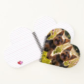 ヨークシャー遊テリアの芝生 ノートブック (内部)