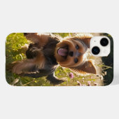 ヨークシャー遊テリアの芝生 Case-Mate iPhoneケース (裏面 (横))
