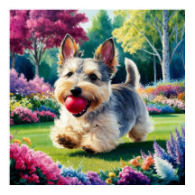 ヨークシャー遊テリアパピーの公園