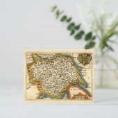 ヨークシャー郡イングランド古古古古古美術館地図 ポストカード (スタンド正面)