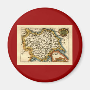ヨークシャー郡イングランド古古古古古美術館地図 マグネット