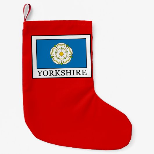 ヨークシャー郡イングランド スモールクリスマスストッキング (正面)