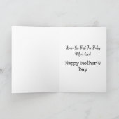 ヨークシャー・テカスタマイズリアヨークシャーテリアの母の日 カード (内部)