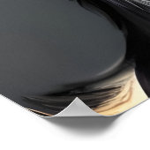 ヨークシャー・テリアのポートレート | AIアートポスター ポスター (角)