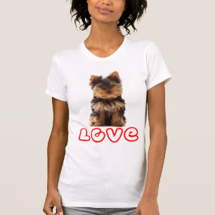 ヨークシャー・テリアの子犬Tシャツ Tシャツ