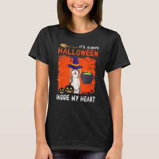 ヨークシャー・テリアの常にハロウィーン私のH Tシャツ