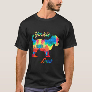 ヨークシャー・テリアの犬の絵 Tシャツ