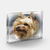 ヨークシャー・テリアの犬 フォトブロック (左)