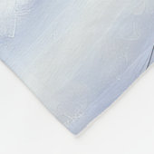 ヨークシャー・テリアは雪のクリスマスを許した フリースブランケット (角)