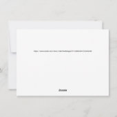 ヨークシャー・テリア付き水色クリスマスカード シーズンカード (裏面)