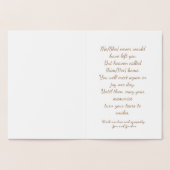 ヨークシャー・テリア喪失の哀悼の意カスタム見 箔カード (内部)