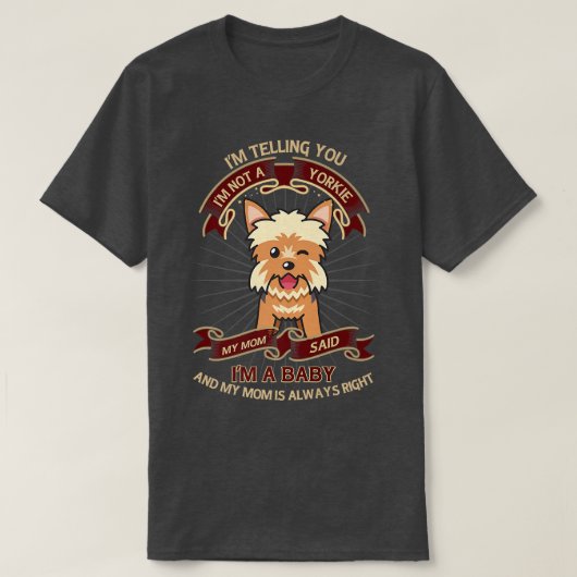 ヨークシャー・テリア所有者ドッグブリーダー子犬の恋人Do Tシャツ (デザイン正面)