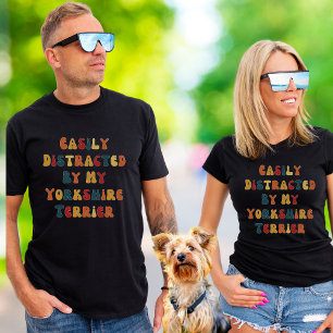 ヨークシャー・テリア犬おもしろい恋人 Tシャツ
