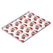 ヨークシャー・テリア犬がクリスマス・スターを育てる ノートブック (左側)