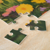 ヨークシャー・テリア花畑 ジグソーパズル (側面)