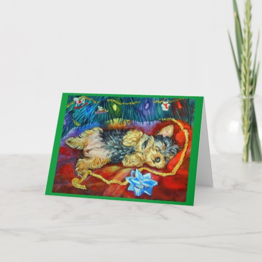 ヨークシャー·テリア シーズンカード (正面)