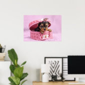 ヨークシャー・テリア ポスター (ホームオフィス)