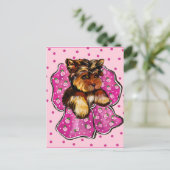 ヨークシャー・テリア ポストカード (スタンド正面)