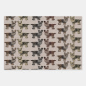 ヨークシャー・テリア、ヨークシャーテリア・ドッグ ラッピングペーパーシート (正面3)