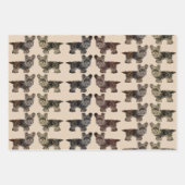 ヨークシャー・テリア、ヨークシャーテリア・ドッグ ラッピングペーパーシート (正面2)