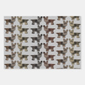 ヨークシャー・テリア、ヨークシャーテリア・ドッグ ラッピングペーパーシート (正面)