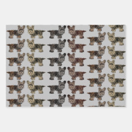 ヨークシャー・テリア、ヨークシャーテリア・ドッグ ラッピングペーパーシート