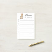 ヨークシャー·テリパーソナライズされたアー·ドッグ·トゥ·ド·リスト ポストイット (デスク上)