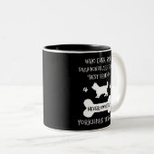 ヨークシャー·テリ最高のア·フレンド ツートーンマグカップ (正面右)