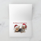 ヨークシャー・テ信じリアーズ・イン・サンタカード シーズンカード (内部)