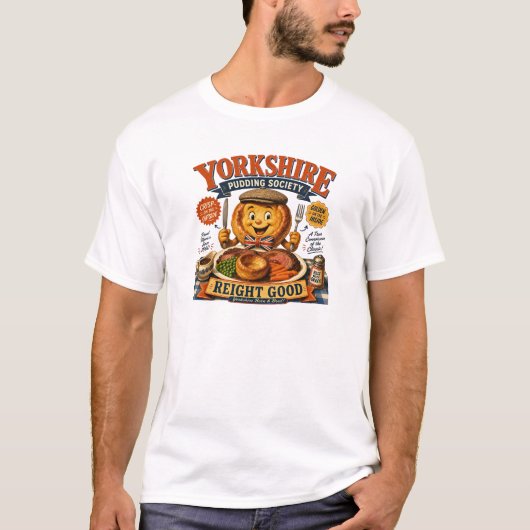 ヨークシャー・プディング協会 誉れ高き Tシャツ (正面)