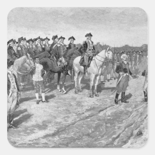 ヨークタウンでのコーンワリスの降伏 スクエアシール (正面)