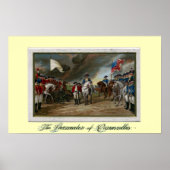 ヨークタウンでのコーンワリス卿の降伏 ポスター (正面)