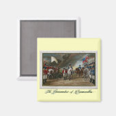 ヨークタウンでのコーンワリス卿の降伏 マグネット (正面/裏面)