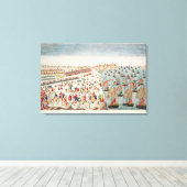 ヨークタウンの戦い1781年10月19日 キャンバスプリント (インサイチュ (ウッドフロア))