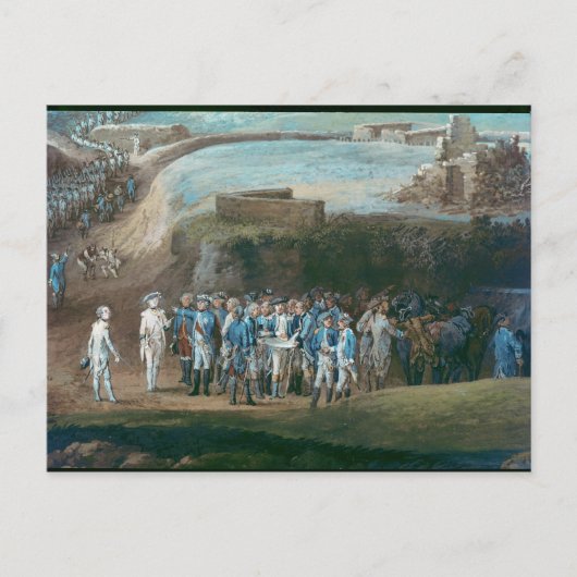 ヨークタウンの戦い ポストカード (正面)