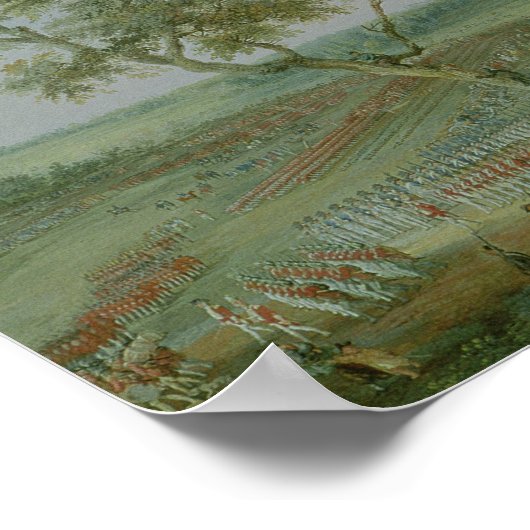 ヨークタウンの降伏 ポスター (角)