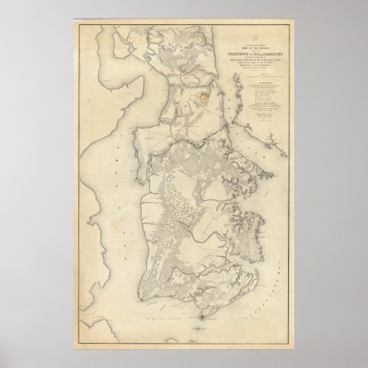 ヨークタウンウィリアムズバーグ ポスター (正面)