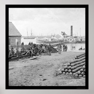 ヨークタウンエンベカation for White House Landing 1864 ポスター