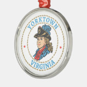 ヨークタウンバージニアコロニアル メタルオーナメント (左)