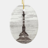 ヨークタウンビクトリーモニュメントオーナメント セラミックオーナメント (裏面)