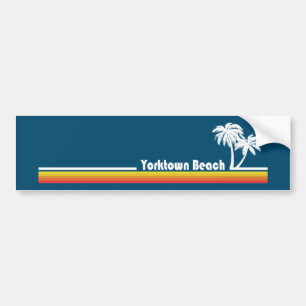 ヨークタウンビーチバージニア バンパーステッカー