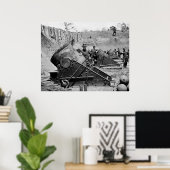 ヨークタウンモルタルバッテリ， 1860s ポスター (ホームオフィス)